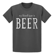 Youth My Blood Type is Beer Kids T-shirt