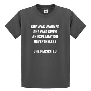 Youth She Persisted Venus Fist Kids T-shirt