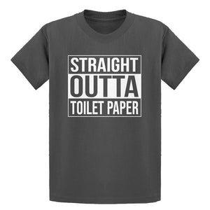 Youth Straight Outta Toilet Paper Kids T-shirt