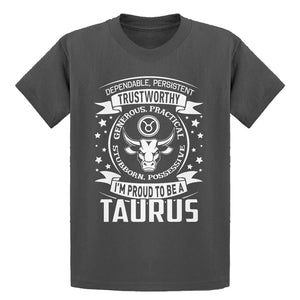 Youth Taurus Astrology Zodiac Sign Kids T-shirt