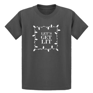 Youth Lets Get Lit Kids T-shirt