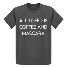 Youth All I need is Coffee and Mascara Kids T-shirt
