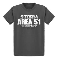 Youth Storm Area 51 They Can't Stop Us All Kids T-shirt