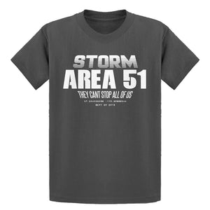 Youth Storm Area 51 They Can't Stop Us All Kids T-shirt