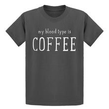 Youth My Blood Type is Coffee Kids T-shirt