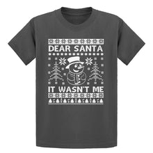 Youth Dear Santa It Wasn't Me Kids T-shirt