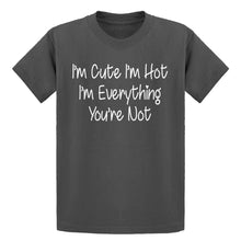 Youth Im Cute Im Hot Kids T-shirt