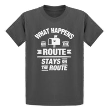 Youth What Happens on the Route Stays on the Route Kids T-shirt