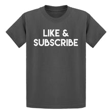 Youth Like and Subscribe Kids T-shirt