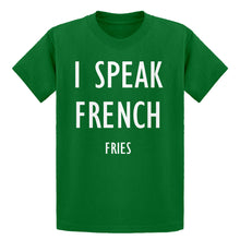 Youth I Speak French Fries Kids T-shirt