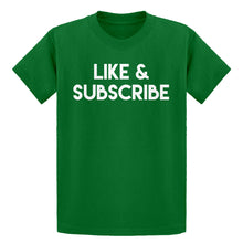 Youth Like and Subscribe Kids T-shirt