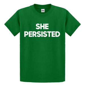 Youth She Persisted Kids T-shirt