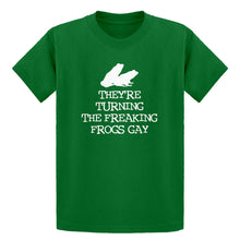 Youth They're Turning the Freaking Frogs Gay! Kids T-shirt