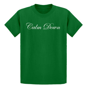 Youth CALM DOWN Kids T-shirt
