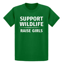 Youth Support Wildlife Raise Girls Kids T-shirt