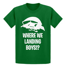 Youth Where We Landing Boys?! Kids T-shirt
