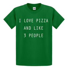 Youth I Love Pizza and like 3 People Kids T-shirt