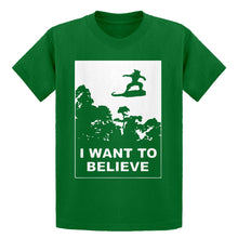 Youth I Want to Believe Nimbus Fighter Kids T-shirt