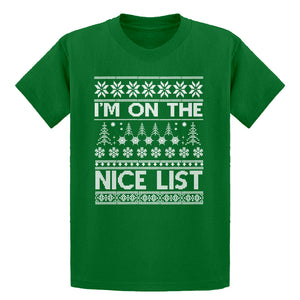 Youth Im on the Nice List Kids T-shirt