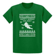 Youth Happy Human Holiday Kids T-shirt