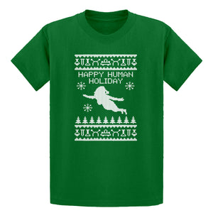 Youth Happy Human Holiday Kids T-shirt