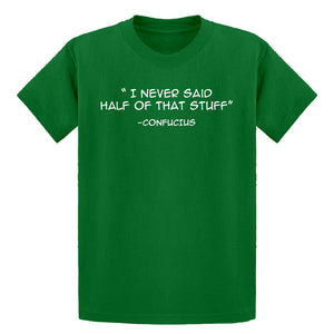 Youth Confucius say Kids T-shirt