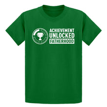 Youth Achievement Unlocked Fatherhood Kids T-shirt