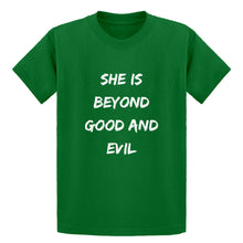 Youth She is Beyond Good and Evil Kids T-shirt