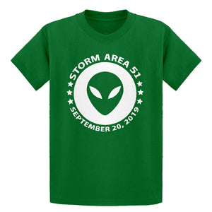 Youth Storming Area 51 Kids T-shirt