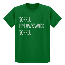 Youth Sorry I'm Awkward Sorry Kids T-shirt