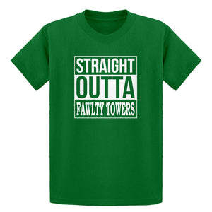 Youth Straight Outta Fawlty Towers Kids T-shirt