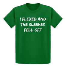 Youth I Flexed and the Sleeves Fell Off Kids T-shirt