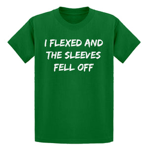 Youth I Flexed and the Sleeves Fell Off Kids T-shirt