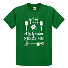 Youth I Can't My Garden Needs Me! Kids T-shirt