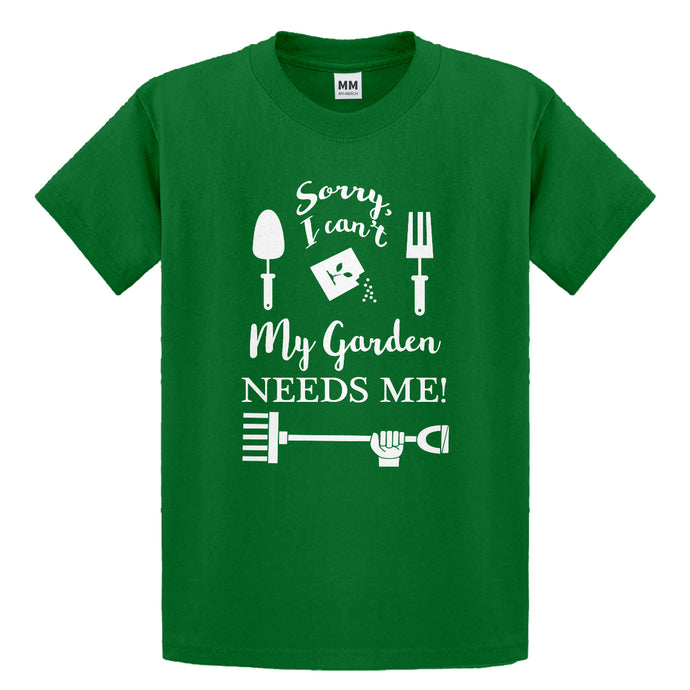 Youth I Can't My Garden Needs Me! Kids T-shirt