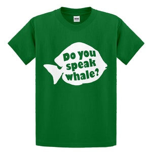 Youth Do You Speak Whale Kids T-shirt