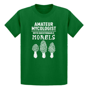 Youth Questionable Morels Kids T-shirt
