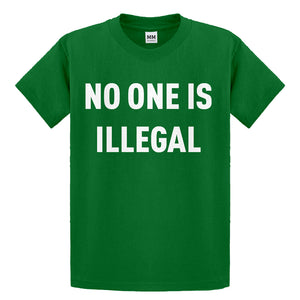 Youth No One is Illegal Kids T-shirt