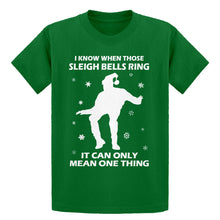 Youth When Those Sleigh Bells Ring Kids T-shirt