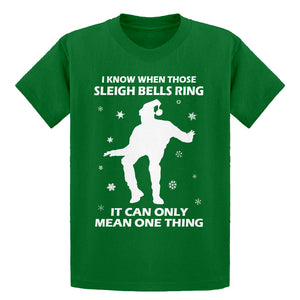 Youth When Those Sleigh Bells Ring Kids T-shirt