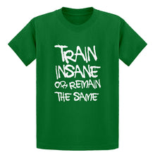 Youth Train Insane or Remain the Same Kids T-shirt