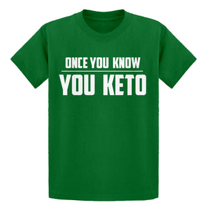 Youth Once You Know, You Keto Kids T-shirt