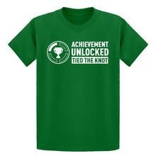 Youth Achievement Unlocked Tied the Knot Kids T-shirt