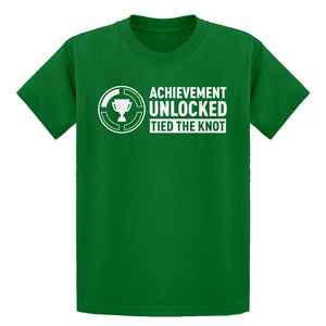 Youth Achievement Unlocked Tied the Knot Kids T-shirt