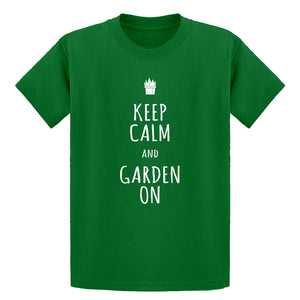 Youth Keep Calm and Garden On Kids T-shirt