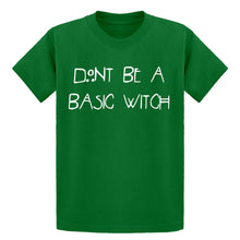 Youth Dont Be a Basic Witch Kids T-shirt
