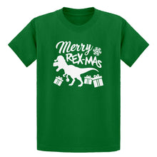 Youth Merry Rex-Mas Kids T-shirt