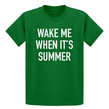 Youth Wake me When its Summer Kids T-shirt