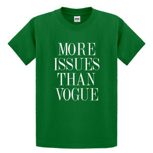 Youth More Issues than Vogue Kids T-shirt