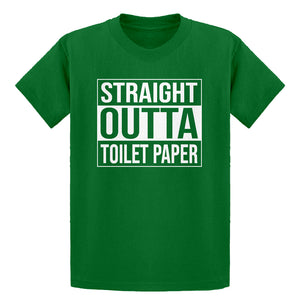 Youth Straight Outta Toilet Paper Kids T-shirt